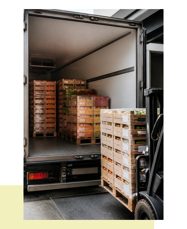 Перевозка сельхозпродукции на паллетах с доставкой в Мценск